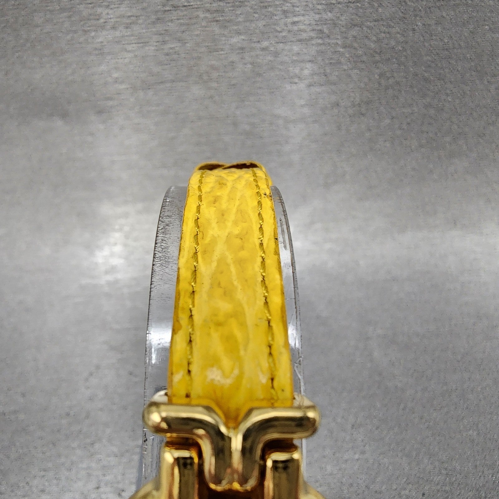Fendi Cameleon Watch Women 24mm White Dial Gold Tone Oval 640L New Battery4