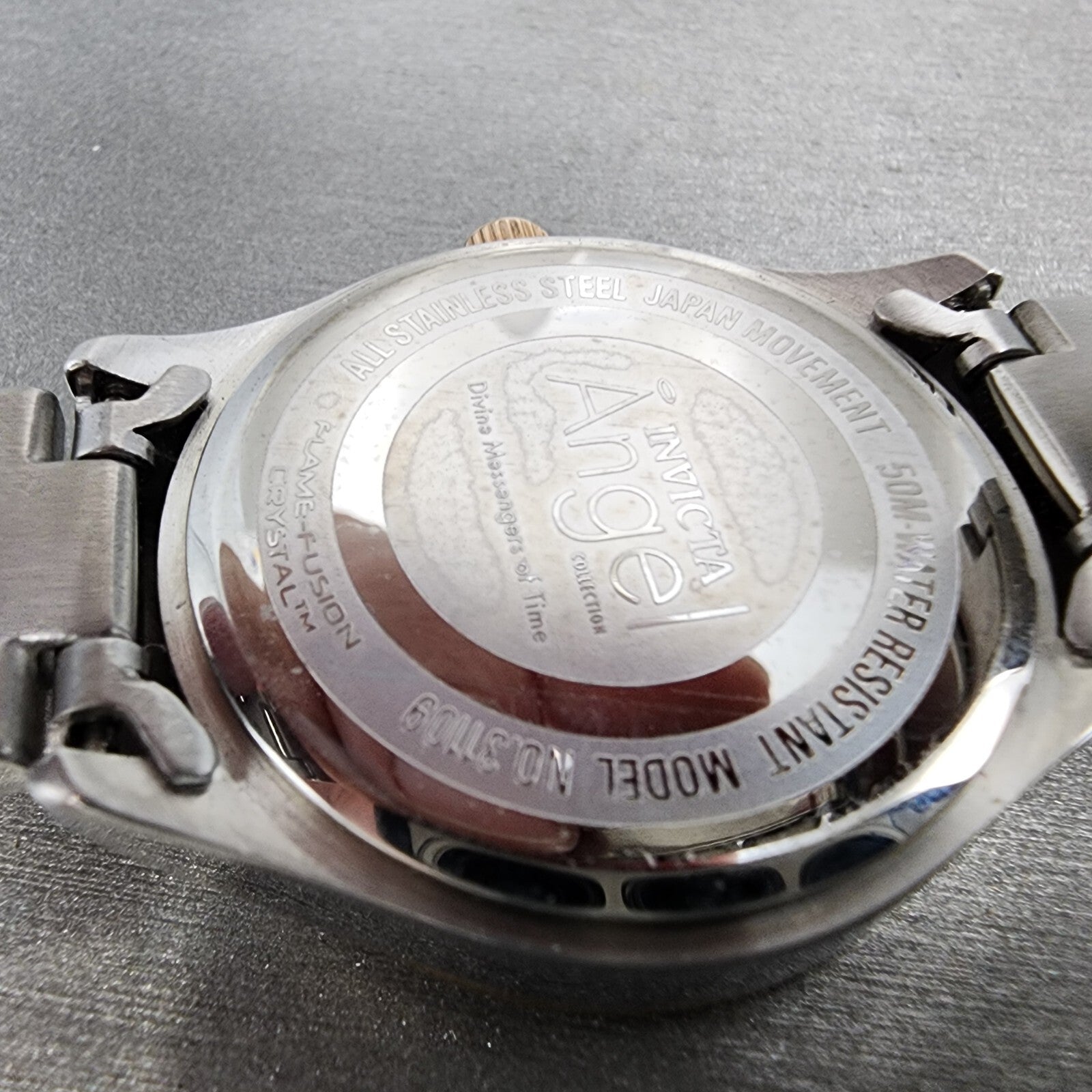Invicta Angel Watch Women 32mm MOP Dial Two Tone Round 31109 New Battery9