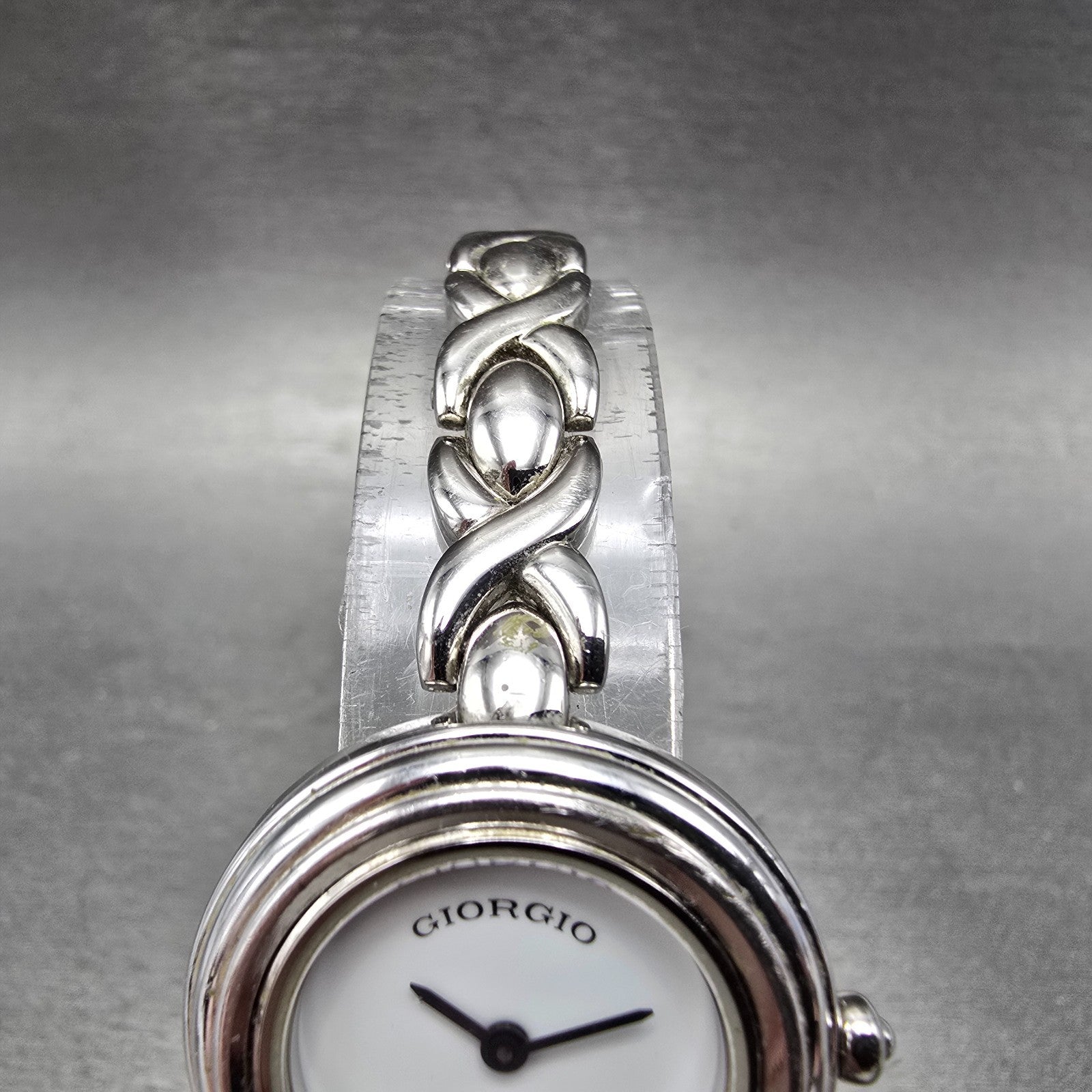 Giorgio Beverly Hills watch Women 26mm White Dial Silver Interchangeable Bezel4