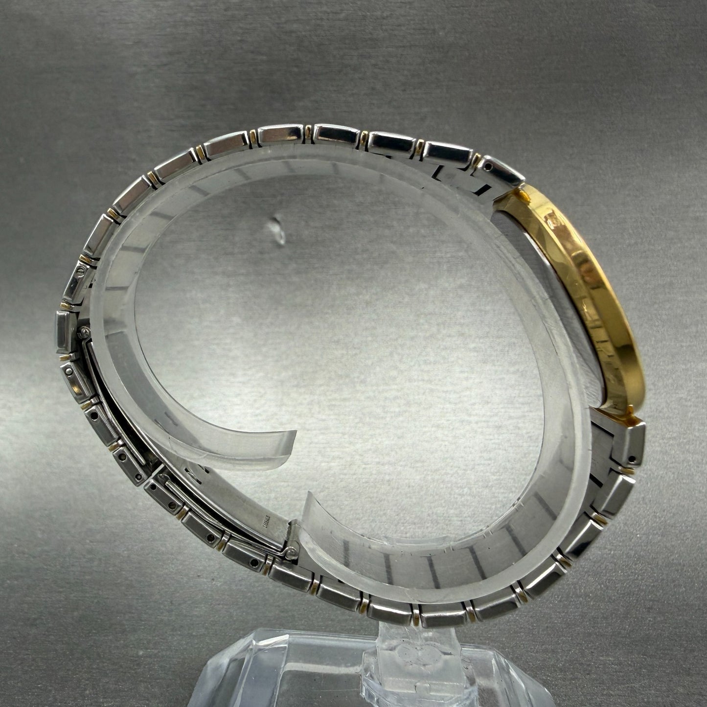 Seiko Lassale Watch Unisex 32mm White Dial Two Tone Round 2F50-0360 New Battery9