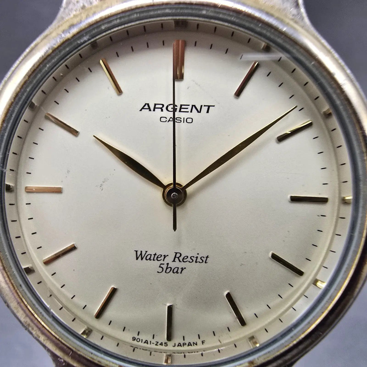 Casio Argent Watch 33mm Champagne Dial Two Tone Round MTW-310 PARTS2
