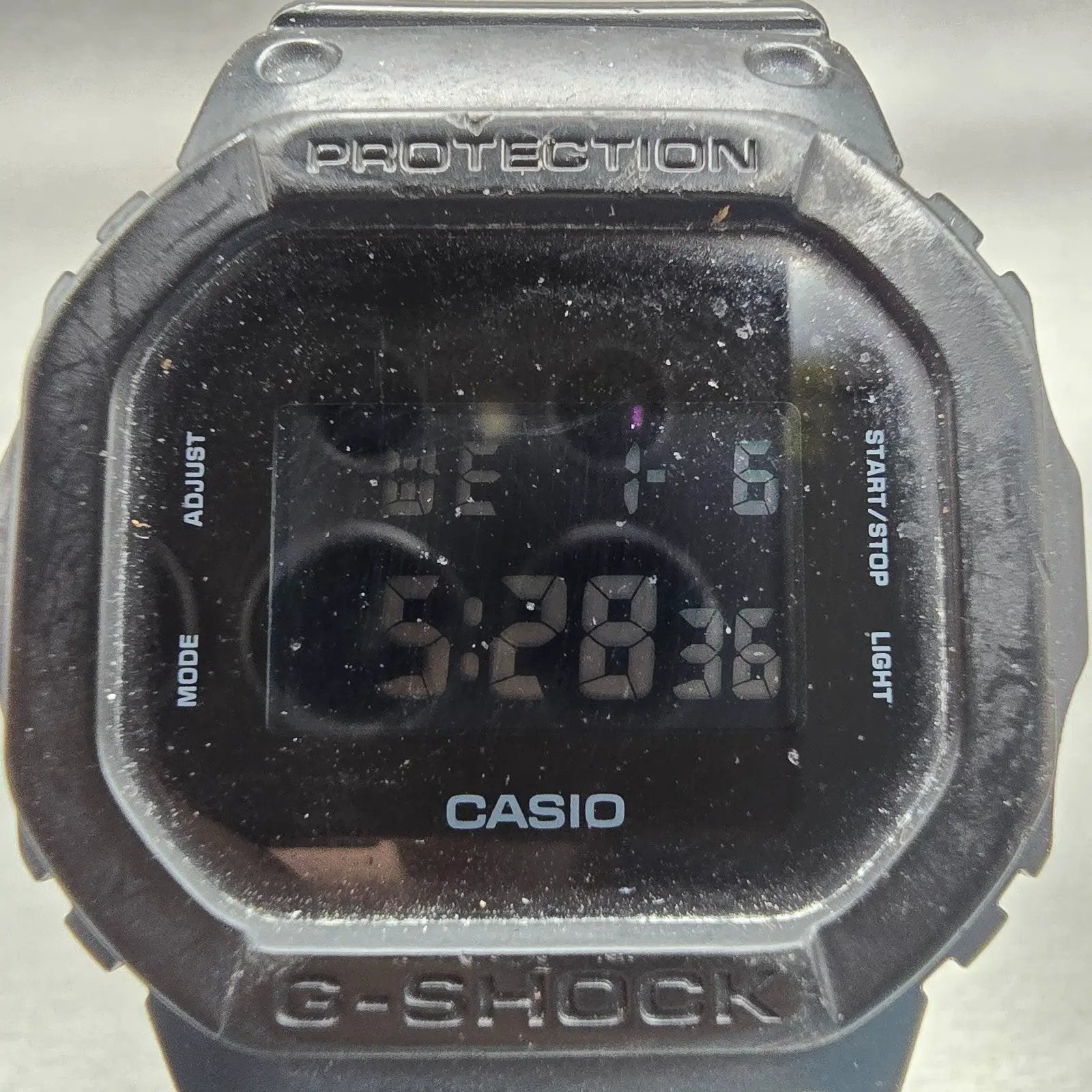 Casio G-Shock DW-5600BB Watch Men 43mm Black Alarm Chronograph New Battery1
