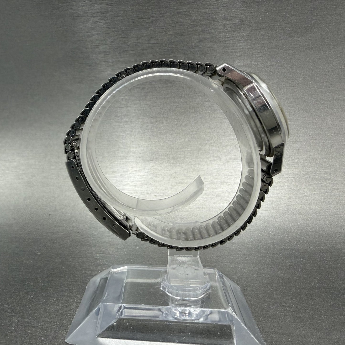 Seiko Watch Women 26mm Silver Dial Silver Tone Date 2118-0230 Manual Runs8