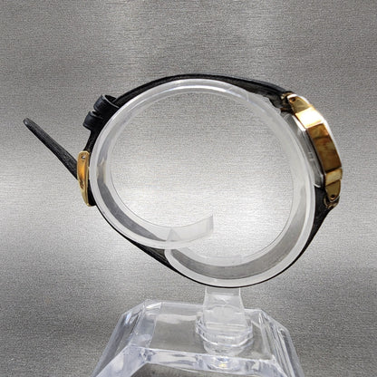 Seiko Watch Women 22mm Champagne Dial Gold Tone Octagon 54215190 New Battery8