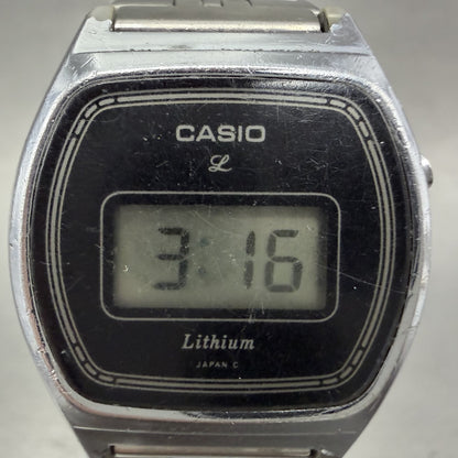 Casio LB320 Watch Women 25mm Digital Silver Tone Round New Battery Vintage1