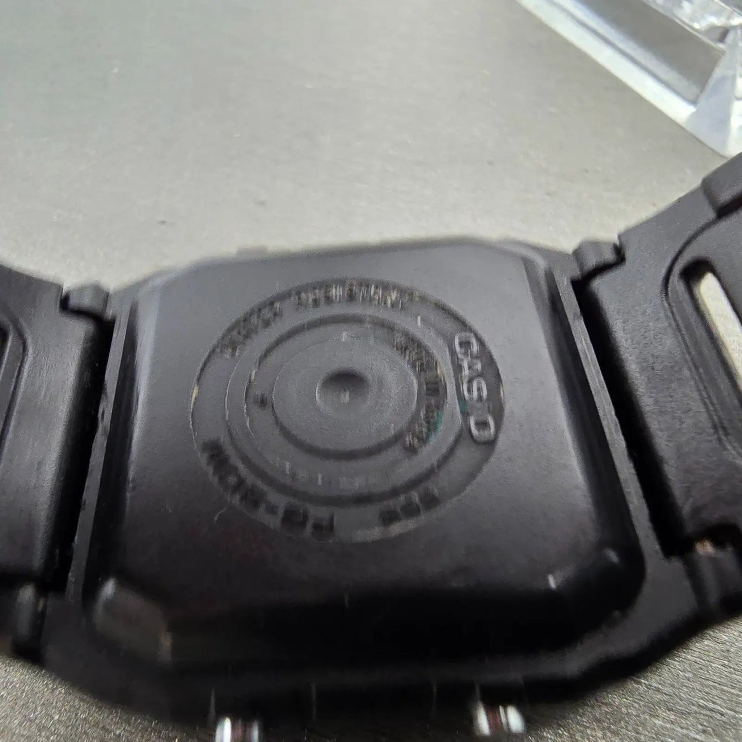 Casio FB-90W Watch Men 31mm Black Chronograph Alarm READ!!! Daydate VTG9