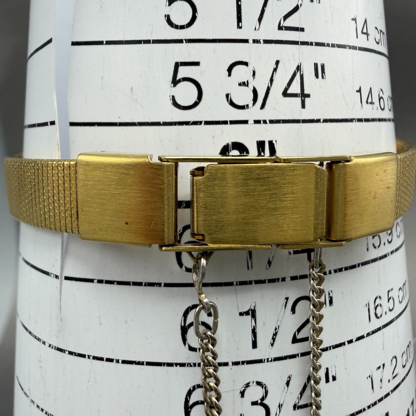 Seiko Watch Women 17mm Cream Dial Gold Tone Octagon 4N00-5139 New Batt Vintage10
