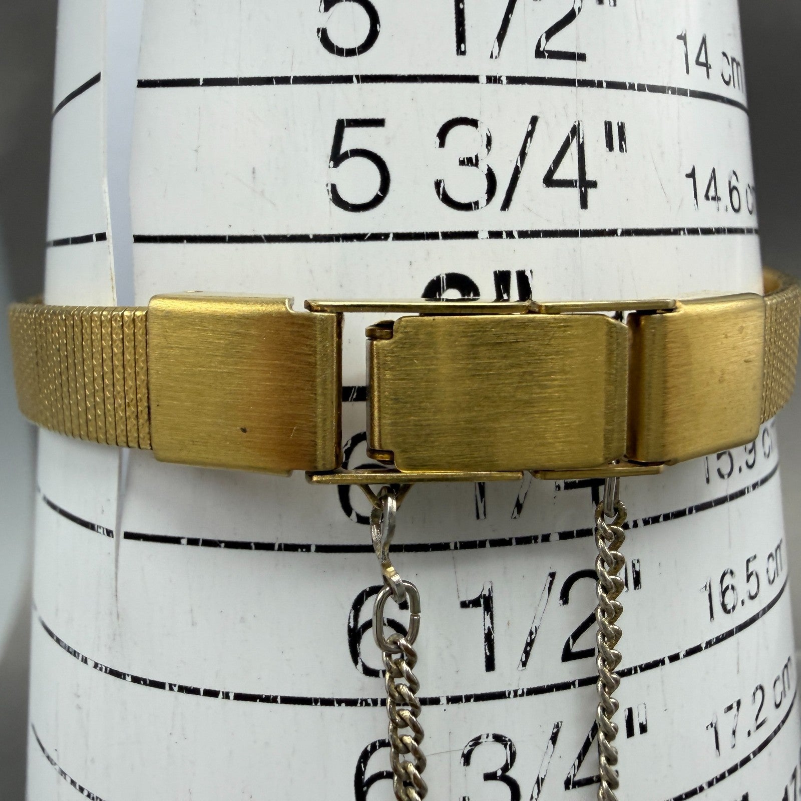 Seiko Watch Women 17mm Cream Dial Gold Tone Octagon 4N00-5139 New Batt Vintage10