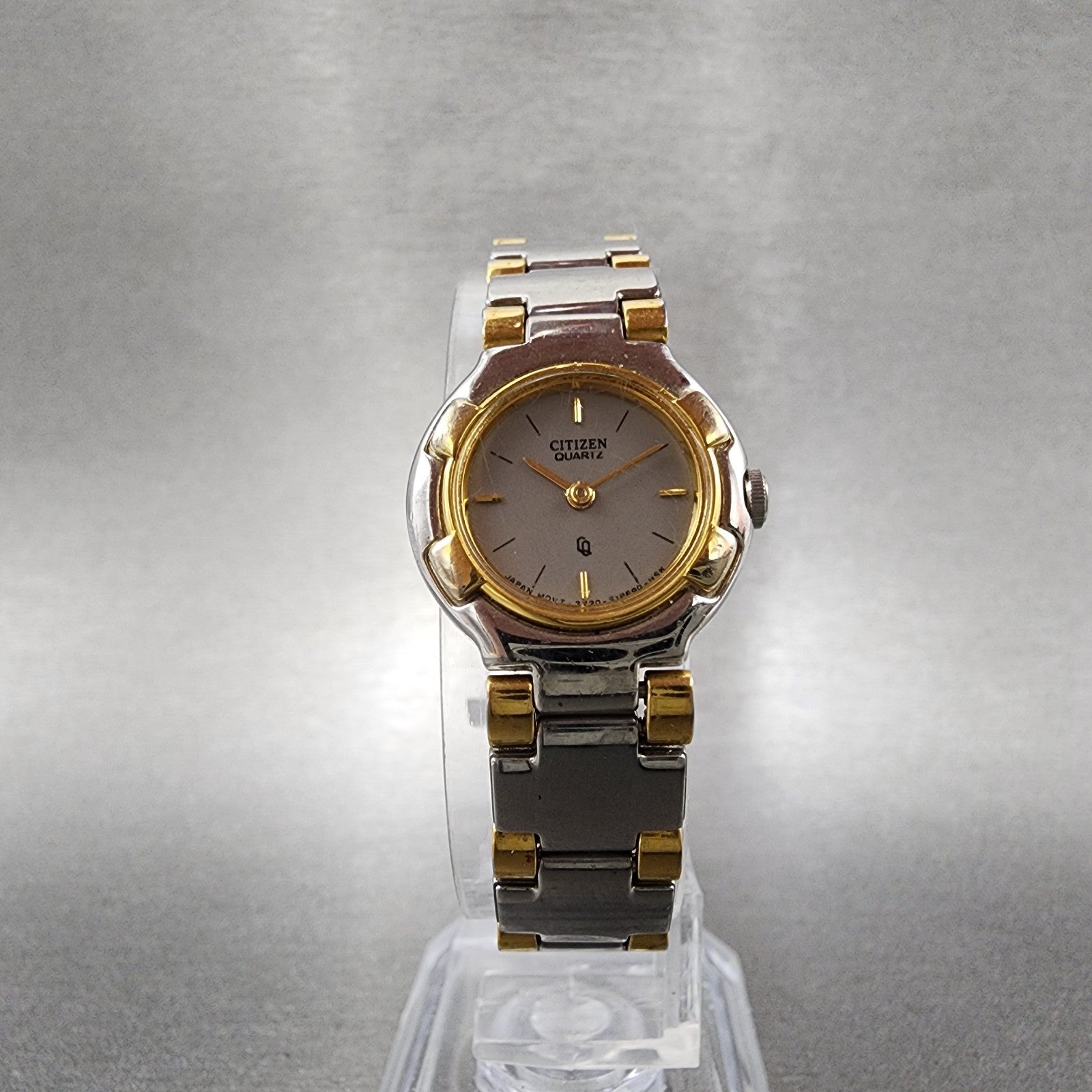 Citizen CQ Watch Women 20mm Silver Dial Two Tone Round 3220S05154 New Battery5