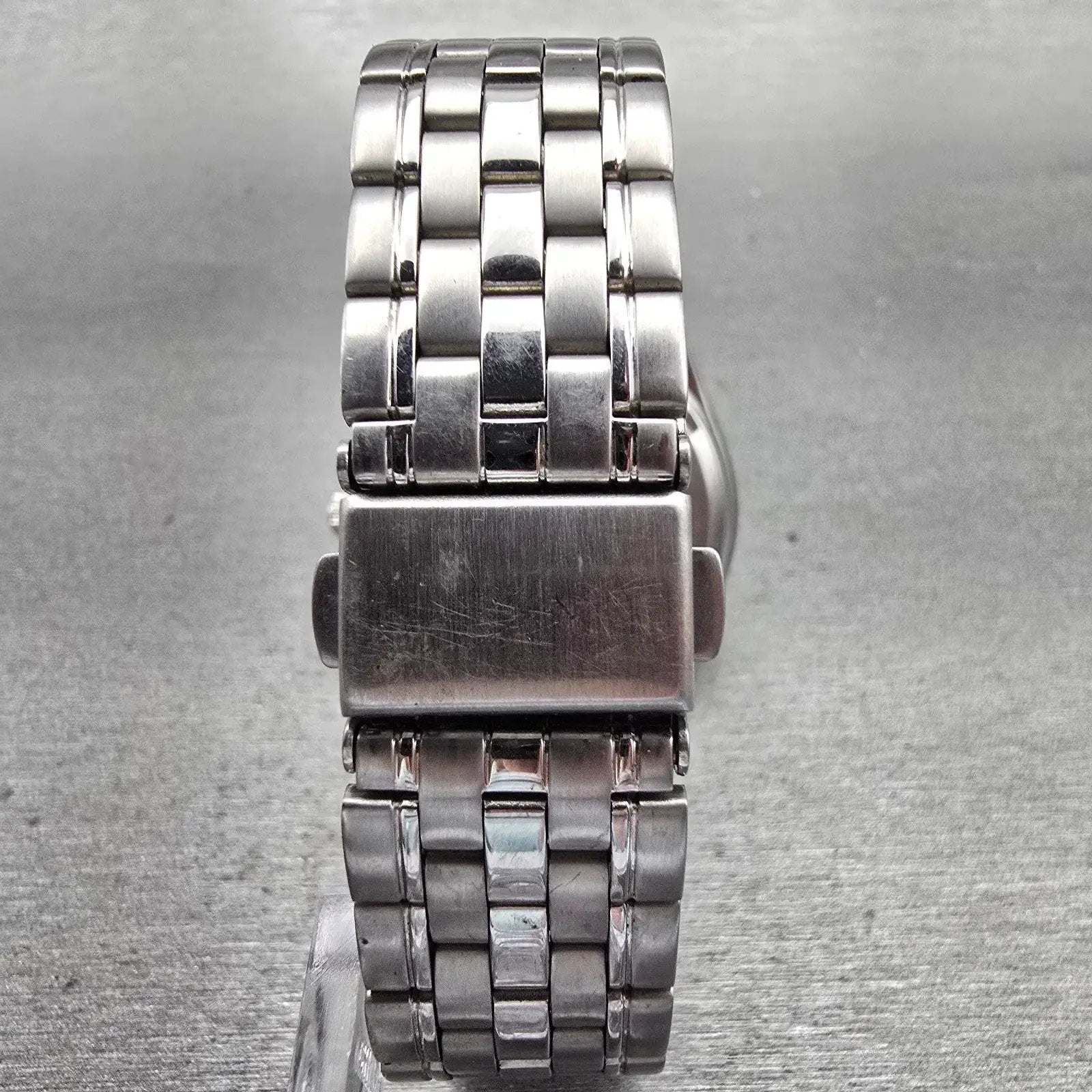 Reguno Solar-Tech Watch Men 36mm White Dial Silver Daydate E101-S028221 Works7