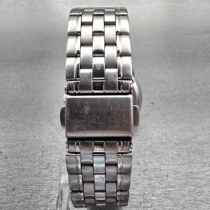 Reguno Solar-Tech Watch Men 36mm White Dial Silver Daydate E101-S028221 Works7