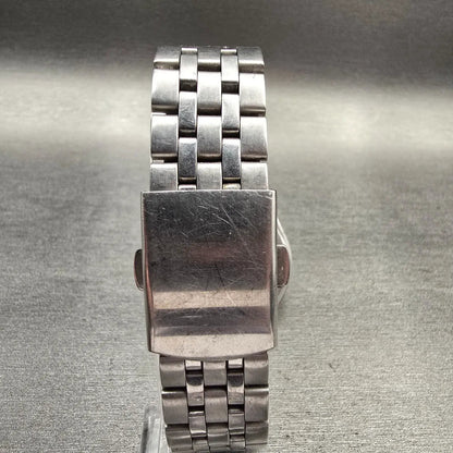Seiko Alba Watch Men 36mm Silver Dial Silver Tone Date Round VX32-K007 New Batt7