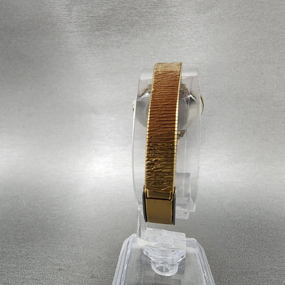 Seiko Automatic Watch Women 27mm Brown Dial Gold Tone Date 22063129 PARTS8