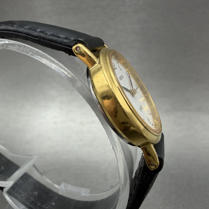 Seiko Spirit Watch Women 23mm White Dial Gold Tone Round 1F210H70 New Battery3