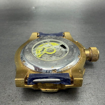 Invicta Pro Diver Exclusive Automatic Watch Men 51mm Blue Dial Gold 23505 PARTS11