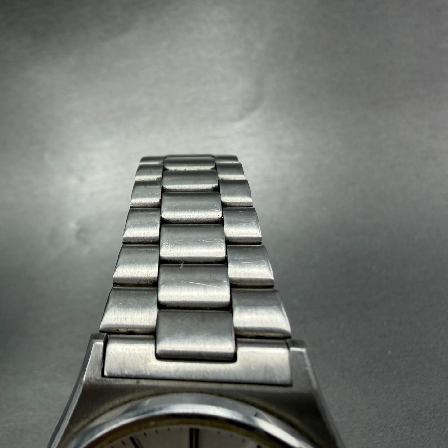Seiko Spirit Watch Men 35mm Silver Dial Silver Tone 7N48-7000 Daydate New Batt4