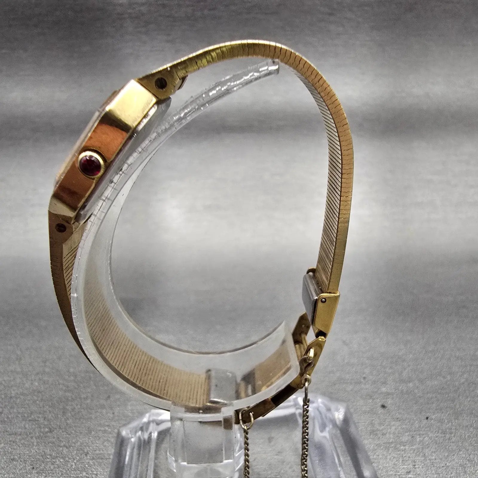 Seiko Watch Women 20mm Brown Dial Two Tone Octagon 2320-588A Vintage New Battery6