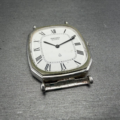 Seiko Watch Men 29mm White Dial White Dial Silver Tone 7820-5480 NewBattery6