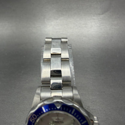 Invicta Dive Watch Women 24mm White Dial Steel Date Blue 14125 Round New Battery4