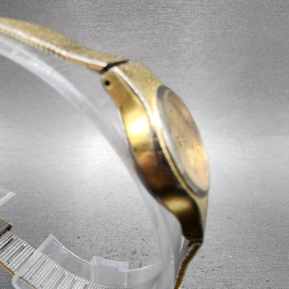 Seiko Watch Women 20mm Champagne Dial Gold Tone Round 8Y210020 New Battery3