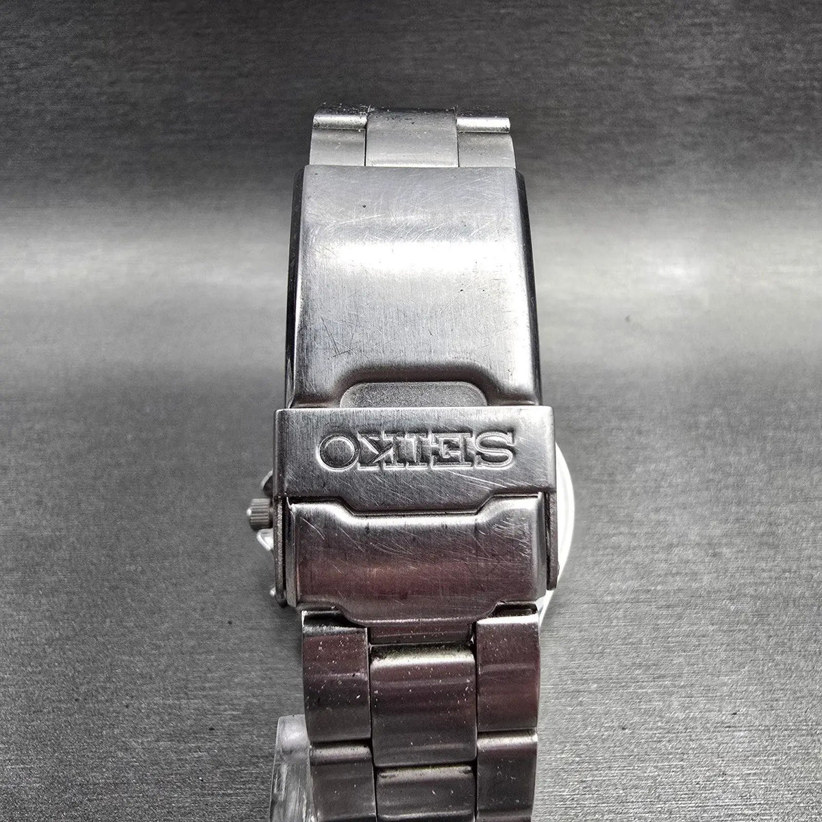 Seiko Flightmaster Chronograph Watch Men 41mm Black Dial Date 7T92-0CF0 New Batt7