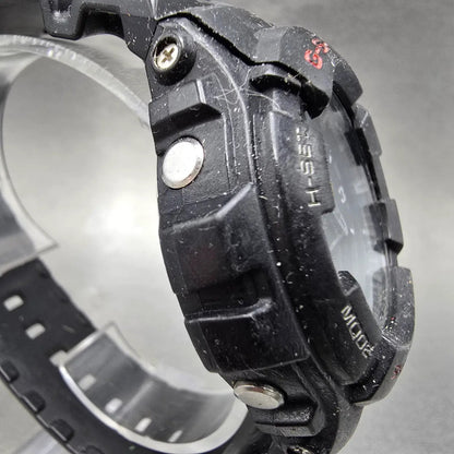 Casio G-Shock G-100 Watch Men 47mm Black Red Analog Digital 5158 PARTS4