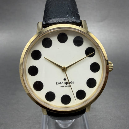 Kate Spade Metro watch Women 34mm Cream Dial Gold Tone Round 0107 New Battery0