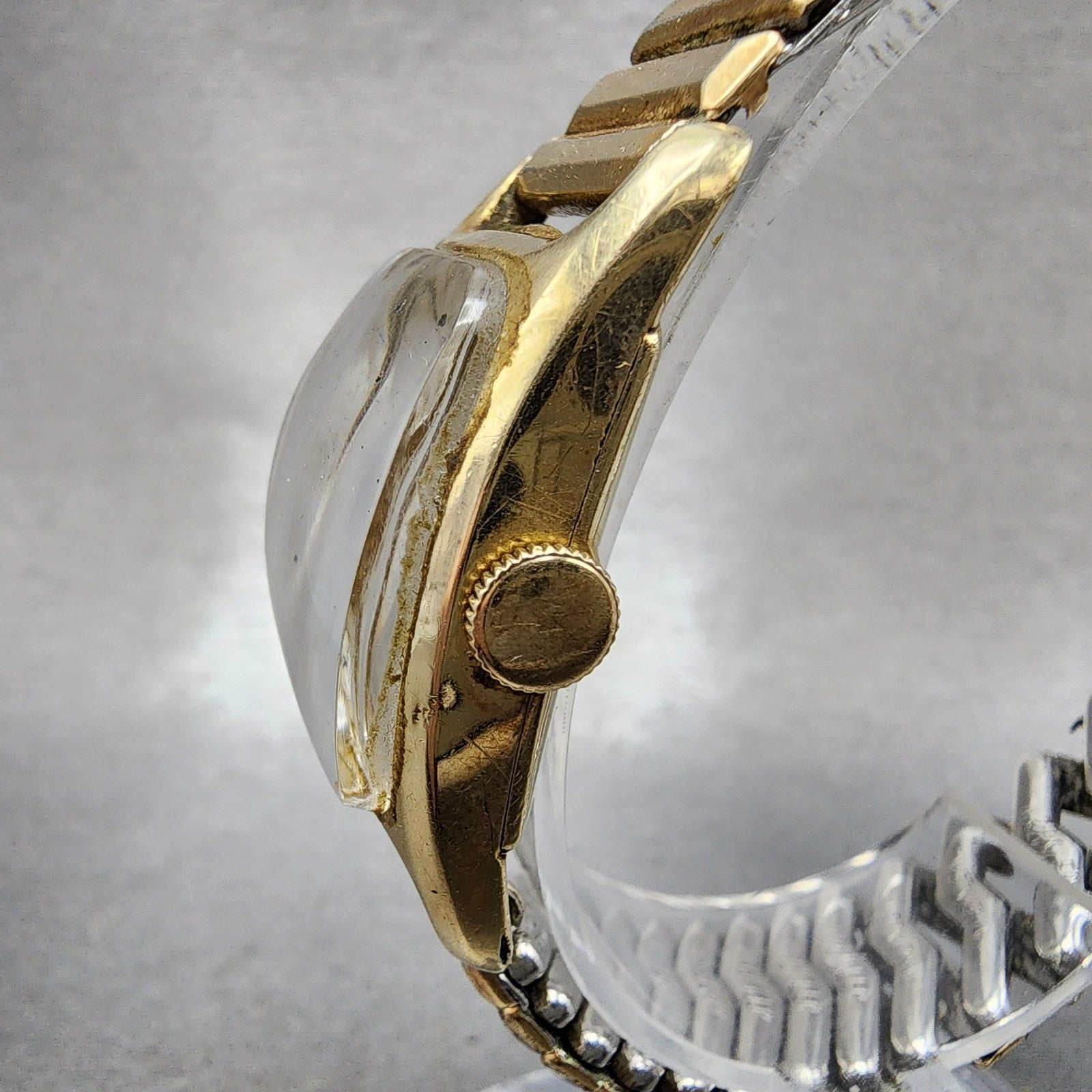 Hamilton Boulton Watch Men 23mm Cream Dial 14K Gold Filled Manual Wind Runs VTG2