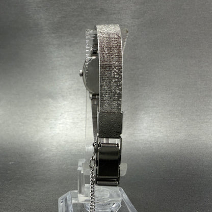 Seiko Watch Women 19mm Silver Dial Silver Tone Octagon 7321-5170 New Battery7