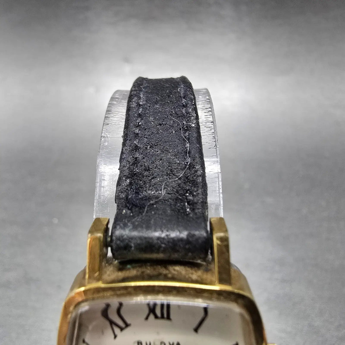 Bulova Accutron Watch Women 20mm White Dial Gold Plated Octagon VTG PARTS5