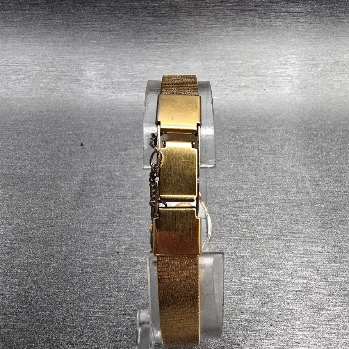 Seiko Watch Women 19mm Champagne Dial Gold Tone Round 2C20-0029 New Battery JP237