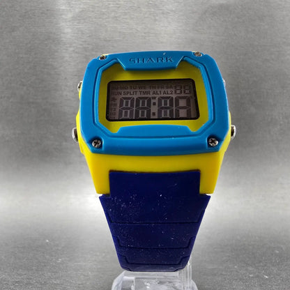 Freestyle Shark Classic Watch Men 38mm Yellow Blue Alarm Chronograph New Battery7