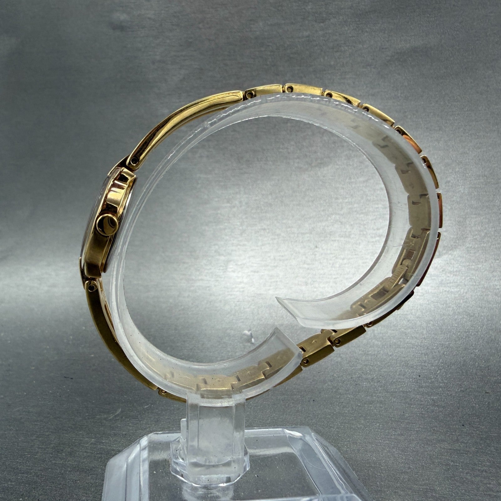 Seiko Watch Women 20mm Black Dial Gold Tone Round 1N00-0GM0 New Battery Vintage6