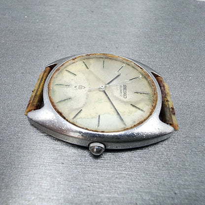 Seiko Watch Men 33mm Silver Dial Silver Tone Round 7b308000 PARTS6