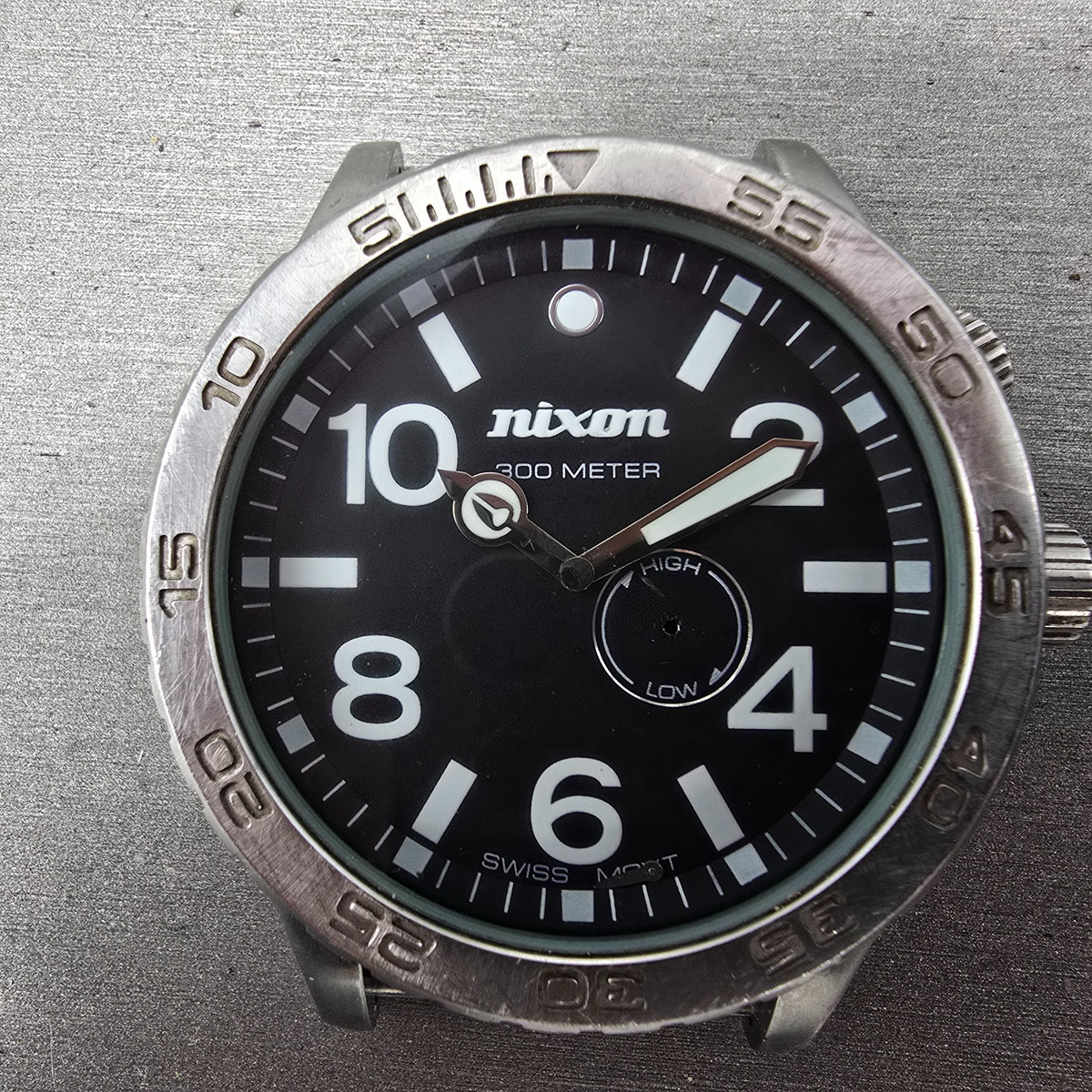 Nixon 51-30 Watch Men 51mm Black Dial Steel Round Tide Round PARTS2