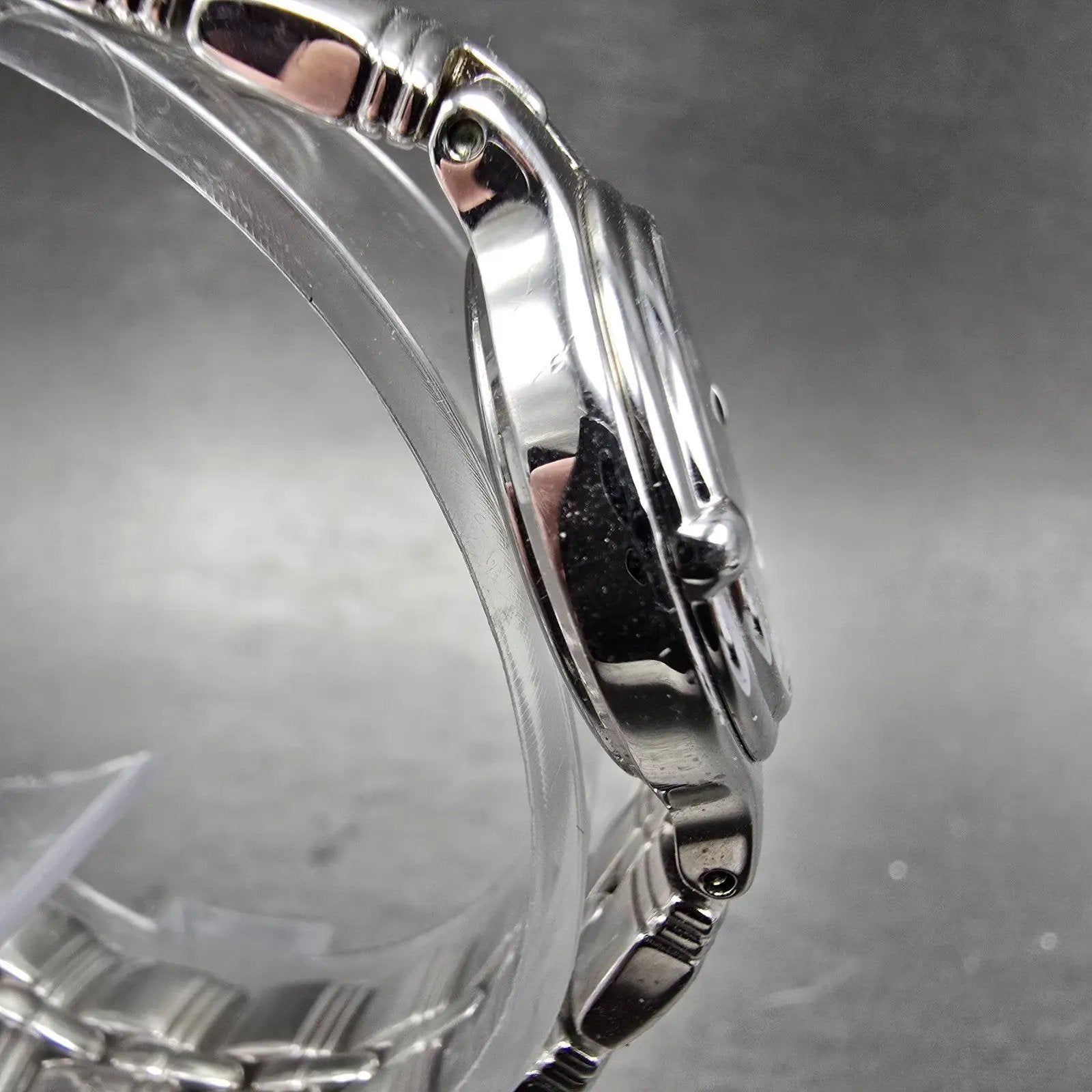 ESQ Watch Women 24mm MOP Dial Stainless Steel Round 100553 New Battery3