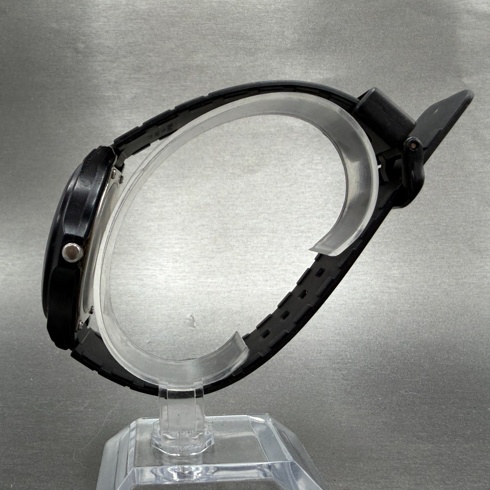 Casio Watch Men 43mm Black Dial Black Tone Round MW-240 New Batt Arabic Numerals6