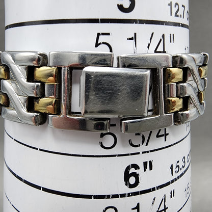 Seiko Watch Women 24mm White Dial Two Tone Round V7012089 New Battery10