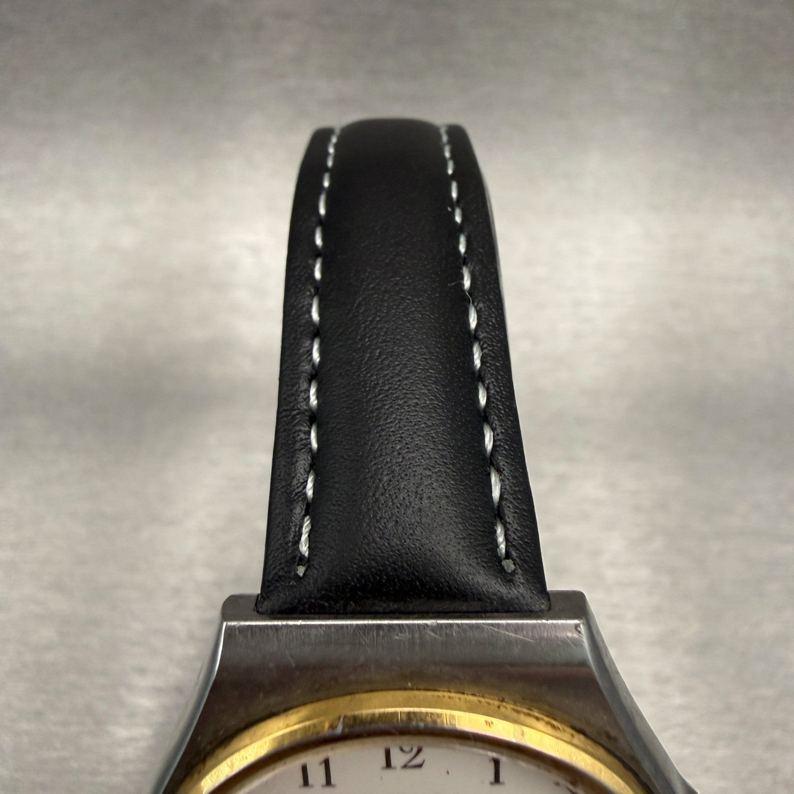 Seiko Spirit Watch Men 34mm White Dial Two Tone Date Round 5P32-6B30 New Battery4