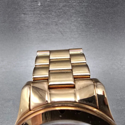 Michael Kors Runway Watch Women 45mm Pink Dial Rose Gold Tone MK-5661 NewBattery4