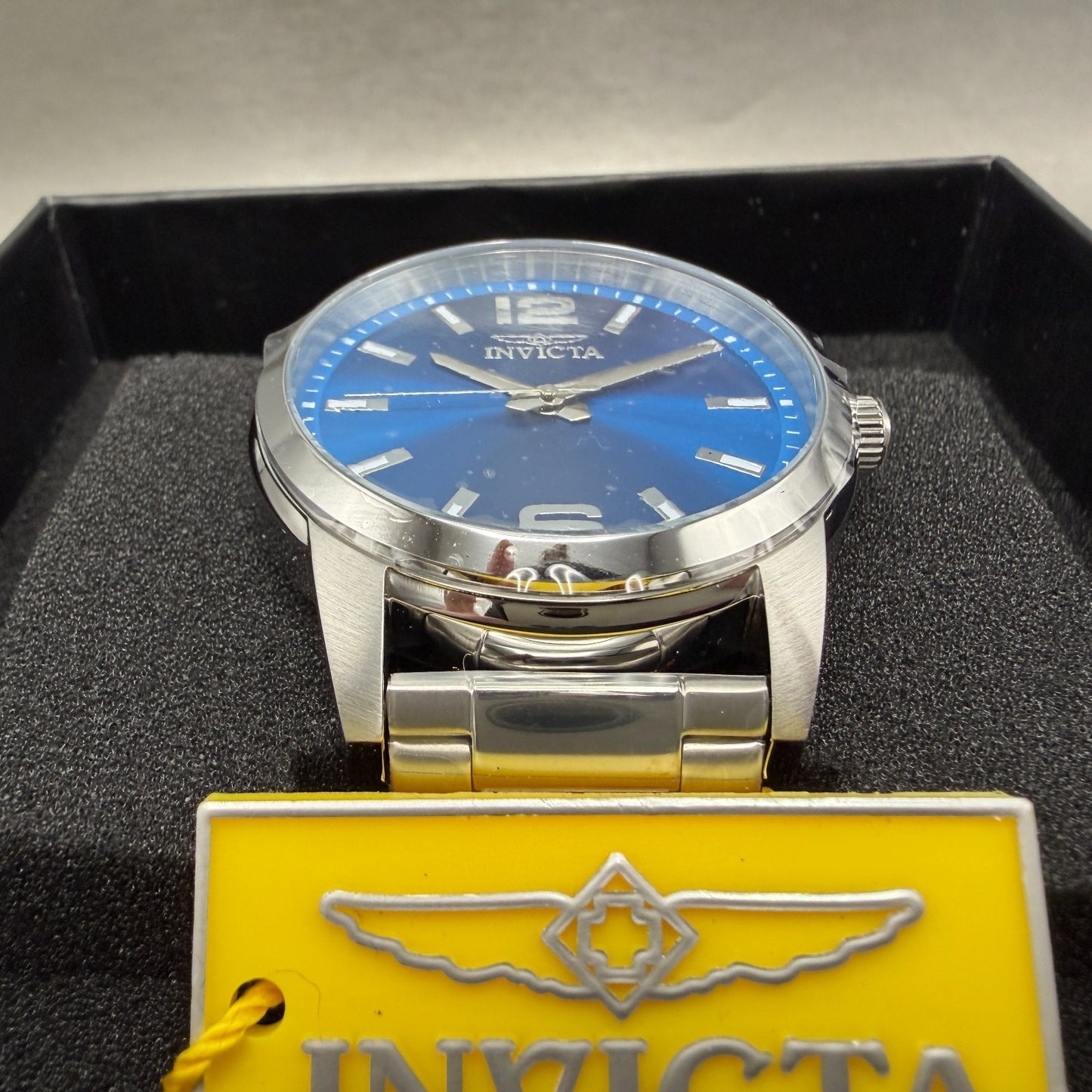Invicta Celestial Watch Men 43mm Blue Dial Silver Round Bracelet 484902