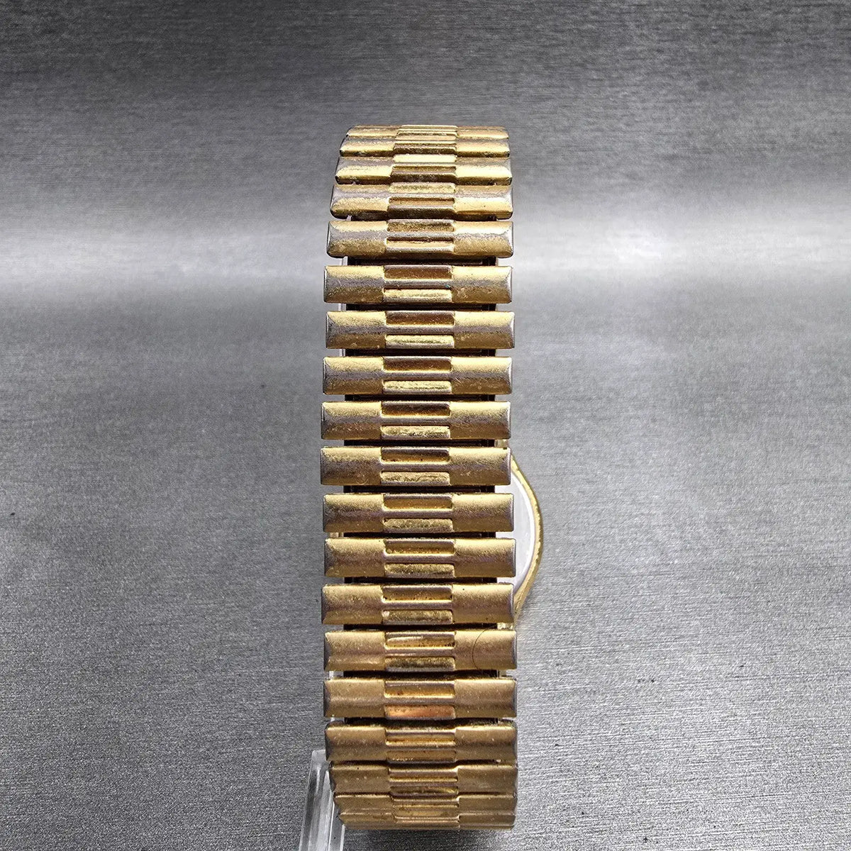 Seiko Watch Men 34mm Champagne Dial Gold Tone Daydate Round 5Y23-8039 New Batt897