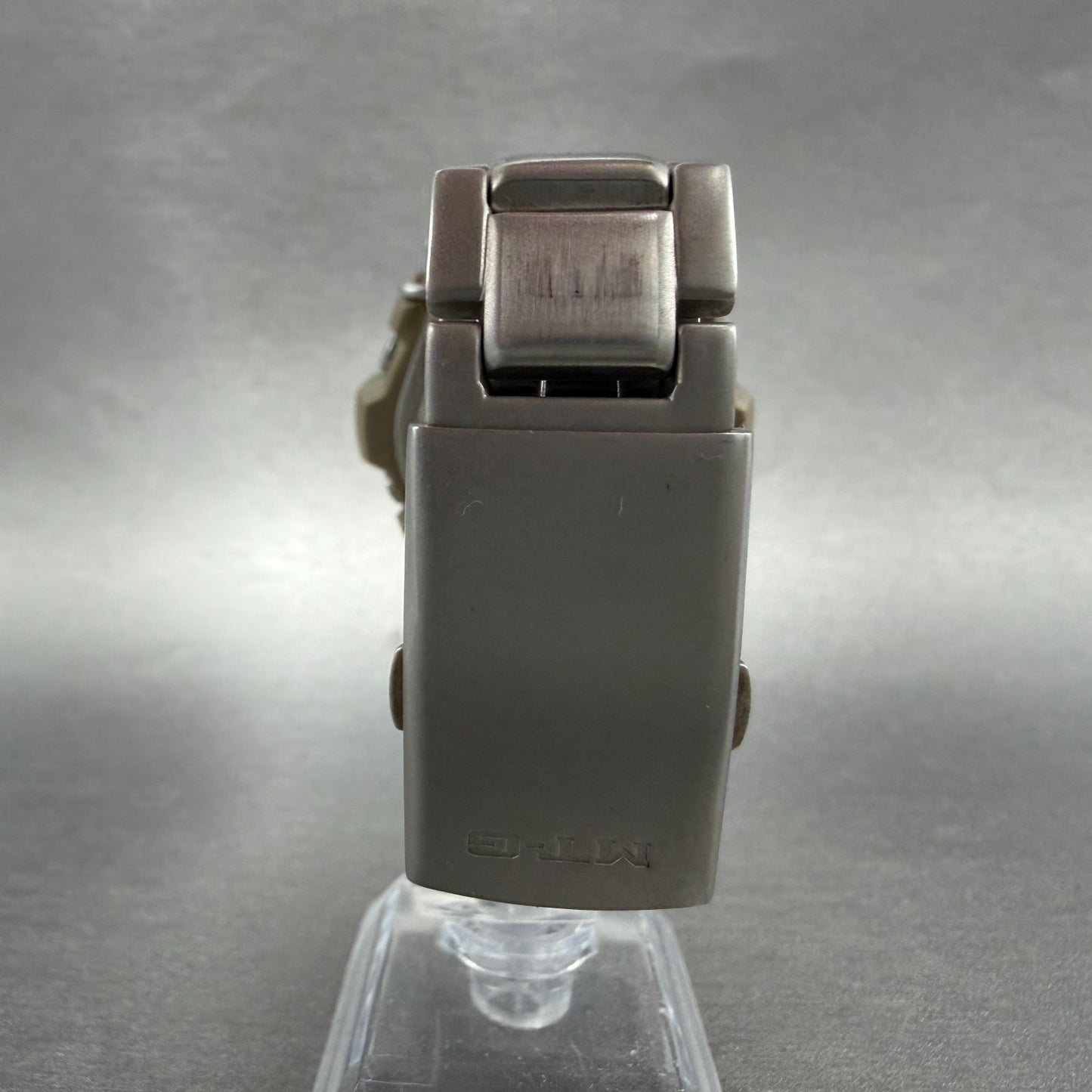 Casio G-Shock MTG-510 Watch Men 45mm White Dial Silver Ana Digi Round New Batt7