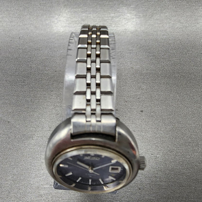 VTG Seiko Automatic Watch Women 27mm Blue Dial Steel Daydate 22057000 PARTS5