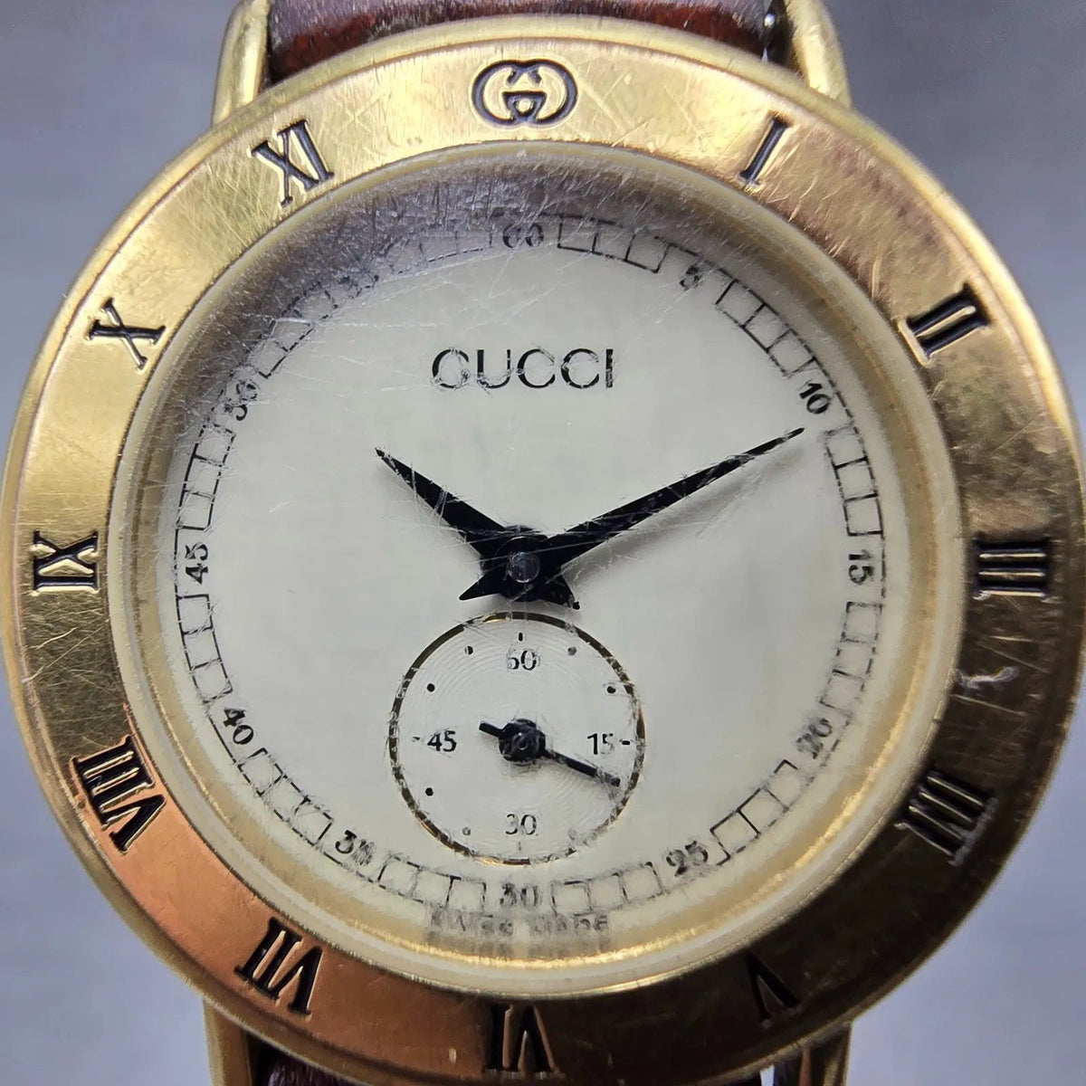 Movado 3000.2.L Watch Women 26mm Cream Dial Gold Plated Round New Battery1