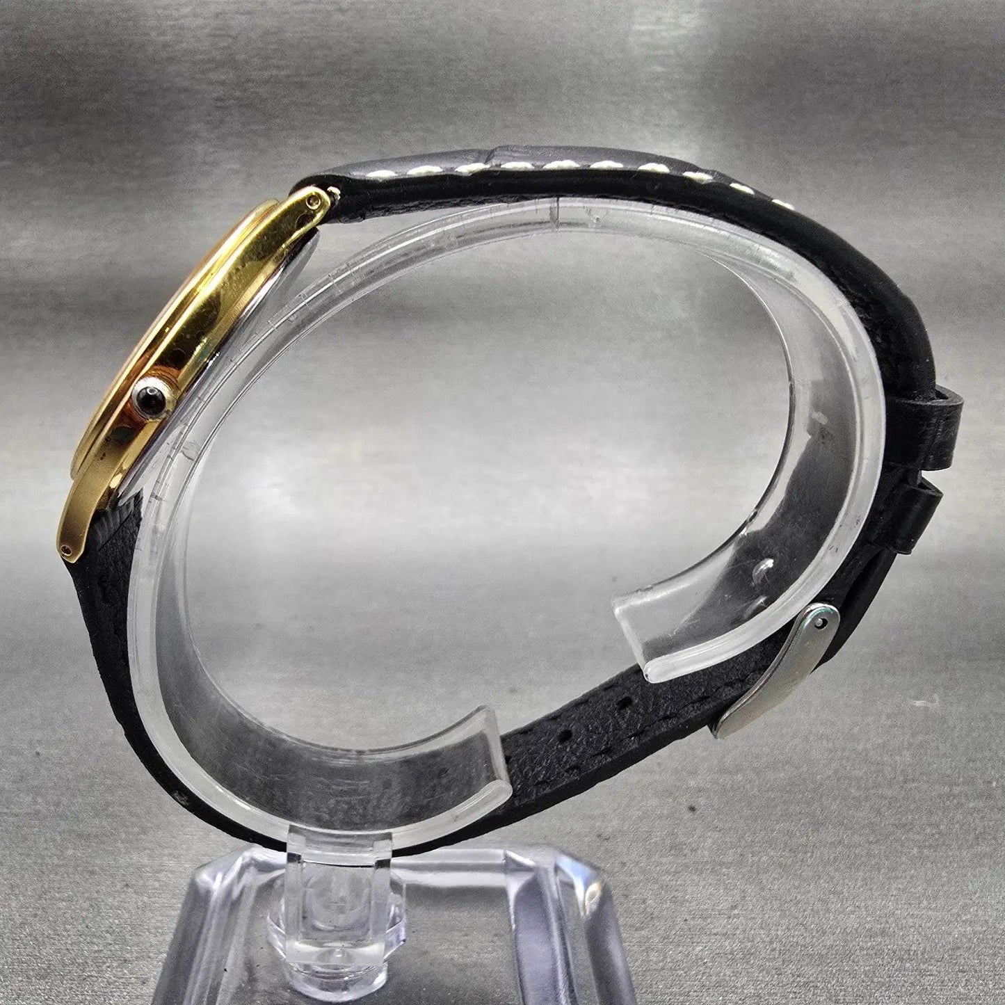 Seiko Dolce Watch Men 31mm Champagne Dial Gold Tone Round 8J41-6100 New Battery6