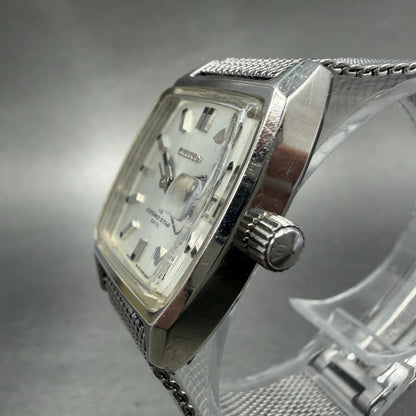 Citizen Cosmostar Watch Women 24mm Silver Dial Silver Tone Date Rectangle Runs 32
