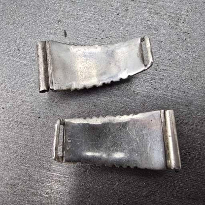 Navajo Watch band tips 14mm Silver Tone Red Blue Tone Vintage7