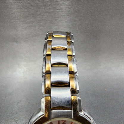 Bulova Watch Women 26mm Silver Dial Two Tone Round  98L153 New Battery5