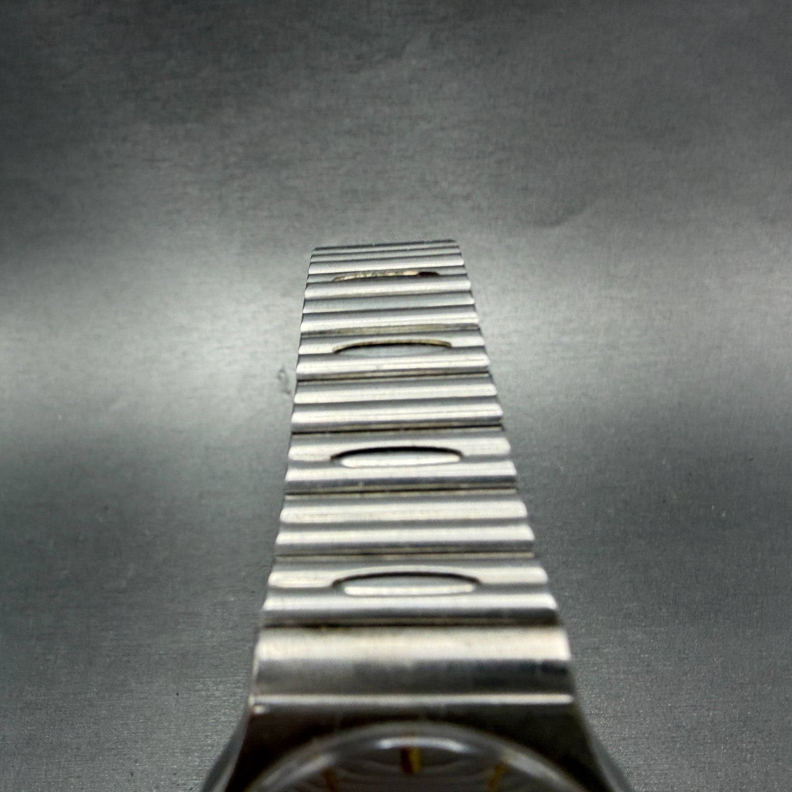 Seiko Watch Men 32mm Silver Dial Silver Tone Round 5Y31-8019 New Battery VTG4